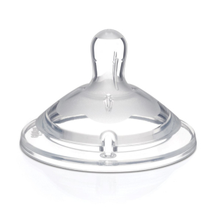 Силиконов биберон Natural Feeling 3 капки x2 N0207