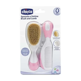 Комплект четка и гребен за бебе G момиче Chicco N0609