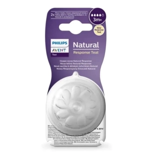 Биберон Natural Response - поток 4 (3м+) 2бр Avent