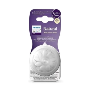 Биберон Natural Response - поток 2 (0м+) 2бр Avent