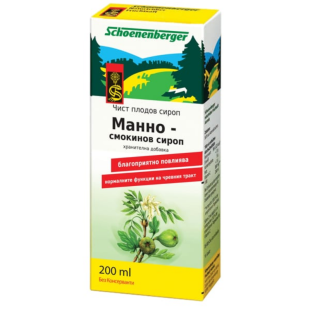 Био сок манно-смокинов 200мл