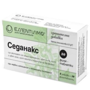 Седанакс за успокоение на нервната система х30 таблетки Evelin