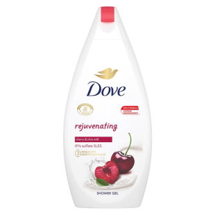 Dove душ гел череша 450мл