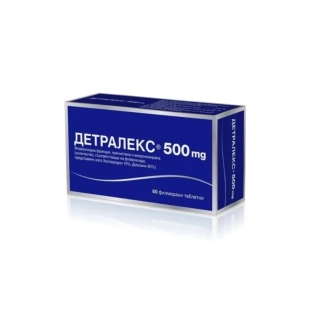 Детралекс таблетки  при разширени вени и хемороиди 500мг х60