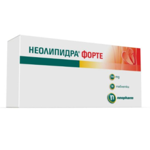 Неолипидра форте таблетки за намаляване нивата на холестерола и триглицеридите 240мг х30 Neopharm