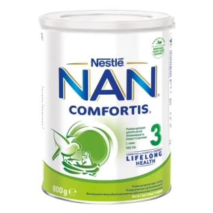 Nestle NAN Comfortis 3 Висококачественa обогатенa млечна напитка на прах 12+ месеца 800г