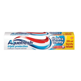 Паста за зъби  aquafresh fresh and minty 125мл /синя/
