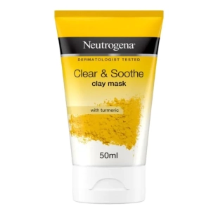 Neutrogena Clear&Soothe почистваща и успокояваща маска с глина и куркума 50 мл
