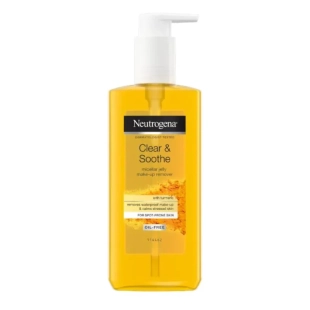 Neutrogena Clear&Soothe мицеларен гел за почистване и дегримиране с куркума 200 мл