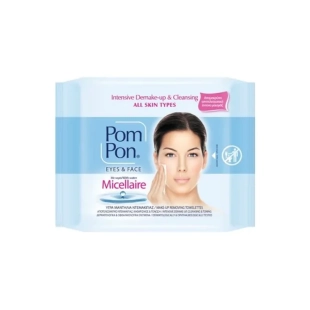 Pom Pon Почистващи мицеларни кърпи за грим х20 броя