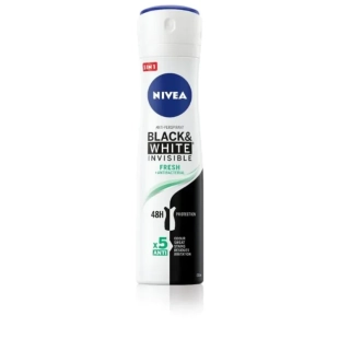 Nivea дезодорант спрей против изпотяване за жени blacк&white fresh 150мл