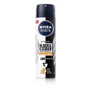 Nivea men дезодорант спрей мъжки blacк&white ultimate 150мл