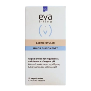 Eva Intima Lactic Ovules Вагинални овули за регулиране и поддържане на вагиналното pH х10 броя