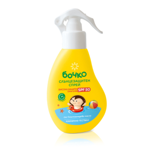 БОЧКО Слънцезащитен спрей SPF50 150мл