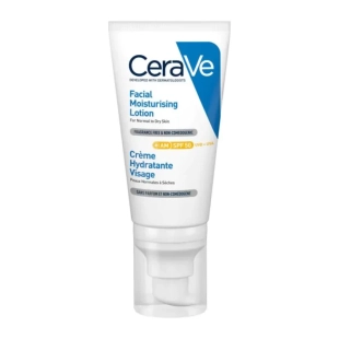 CeraVe AM Хидратиращ крем за лице за нормална и суха кожа SPF50 52мл 814652