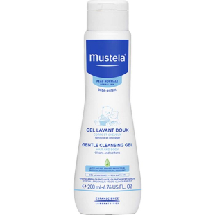 Mustela нежен измиващ гел за коса и тяло 200мл