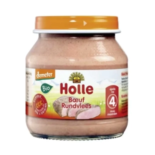 Holle Био пюре с говеждо месо 4+ месеца 125г