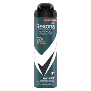 Rexona Men Advanced Protection Invisible Black & White дезодорант за мъже 150мл