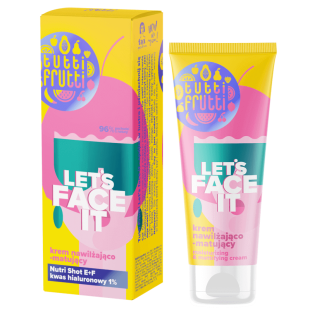 Tutti Frutti Let’s face it Матиращ крем с хиалуронова киселина и витамини Е+F 50мл.