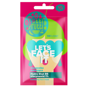 Tutti Frutti Let’s face it Матираща маска с ниацинамид 7г.
