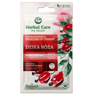 Farmona Herbal care Подмладяваща маска за лице Дива роза 94% Натурални съставки
