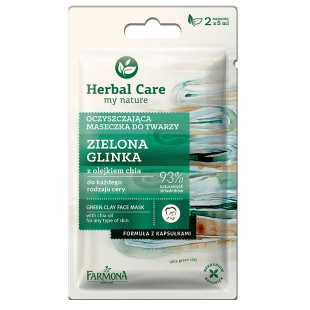 Farmona Herbal care Face маска за лице Зелена глина 2x5мл