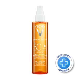 Vichy Soleil Cell protect Масло за лице, тяло и коса SPF30 200мл Изтичащ срок 01.05