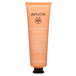 Apivita нежен ексфолиант за лице с кайсия 50ml