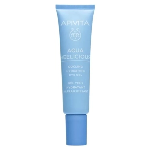 Apivita aqua beelicious охлаждащ хидратиращ гел-крем за околоочен контур с мед и цветя 15мл
