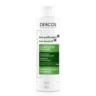 Vichy dercos шампоан против пърхот мазен скалп 200мл. 330286