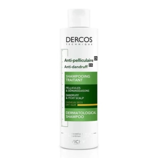 Vichy dercos шампоан против пърхот сух скалп 200мл. 330262