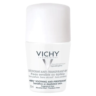 Vichy дезодорант рол-он ефект 48ч.50мл. без парфюм 320324 /бяла/