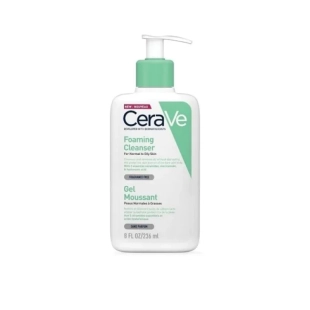 Cerave измиваща гел пяна за лице и тяло, нормална към мазна кожа 236мл.597197