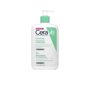 Cerave измиваща гел пяна за лице и тяло, нормална към мазна кожа 473мл.597357
