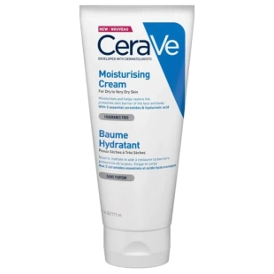 Cerave хидратиращ крем за лице и тяло, суха към много суха кожа, деца и възрастни177мл.598996 /туба/