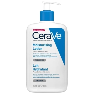 Cerave хидратиращ лосион за лице и тяло, суха към много суха кожа, деца и възрастни 473мл.597395
