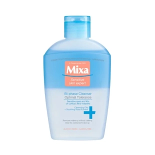 Mixa двуфазен почистващ продукт с оптим. толер-ст към чувств. и реактивна кожа и очи 125мл