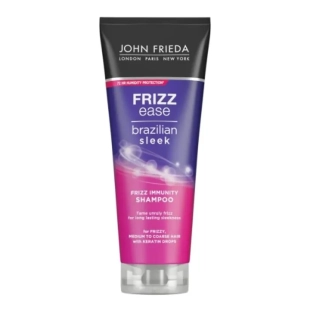 John frieda fe brazilian sleek шампоан за права и защитена от начупване коса 250ml