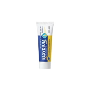 Elgydium kids гелообразна паста за зъби с fluorinol защита от кариес на деца 2 - 6 г. банан 50мл