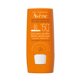 Avene Sun Стик за чувствителни зони за лице и тяло SPF50+ 8г