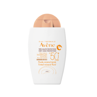 Avene Sun Тониран минерален флуид за лице SPF50+ 40мл