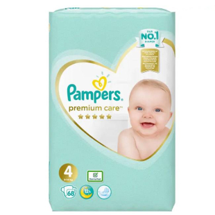 Pampers premium care пелени jp размер  4 / 9-14кг./ maxi х68