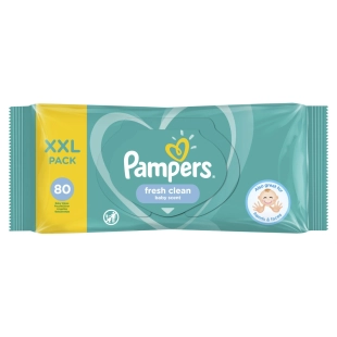Pampers fresh бебешки мокри кърпички х80