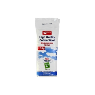 Памук медицински 50гр Medica