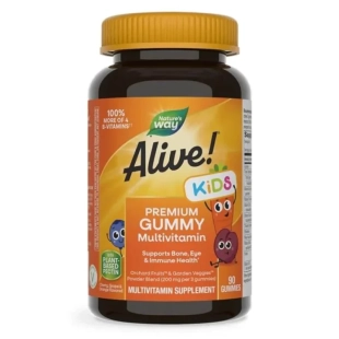 Alive Мултивитамини за деца желирани таблетки 3,5гр х90 Nature's Way