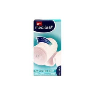 Бинт ластичен 5м/10см medica