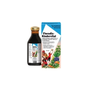 Floradix Kindervital Билков еликсир за деца 250мл