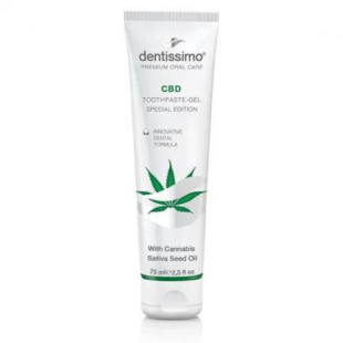 Паста за зъби dentissimo гел cbd 75 мл