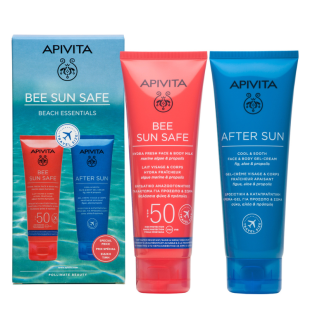 Apivita Хидратиращ крем SPF50 100 мл + Apivita Успокояващ крем 100 мл