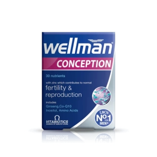 Wellman Conception за фертилност при мъже x 30 таблетки Vitabiotics
